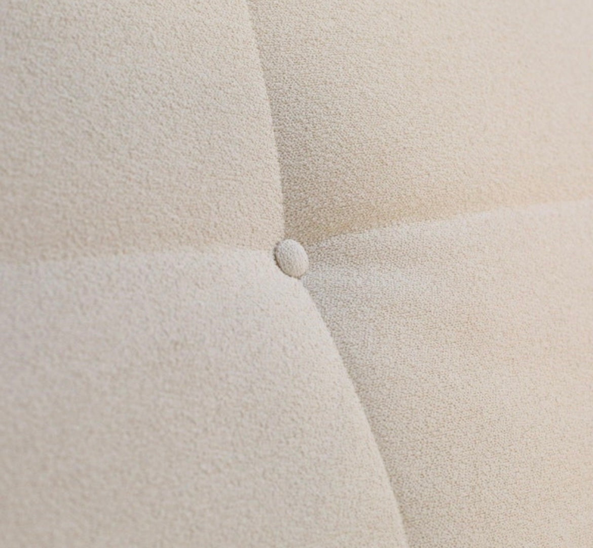 Ligne Roset Cream Leather Smala Sofa" by Pascal Mourgue