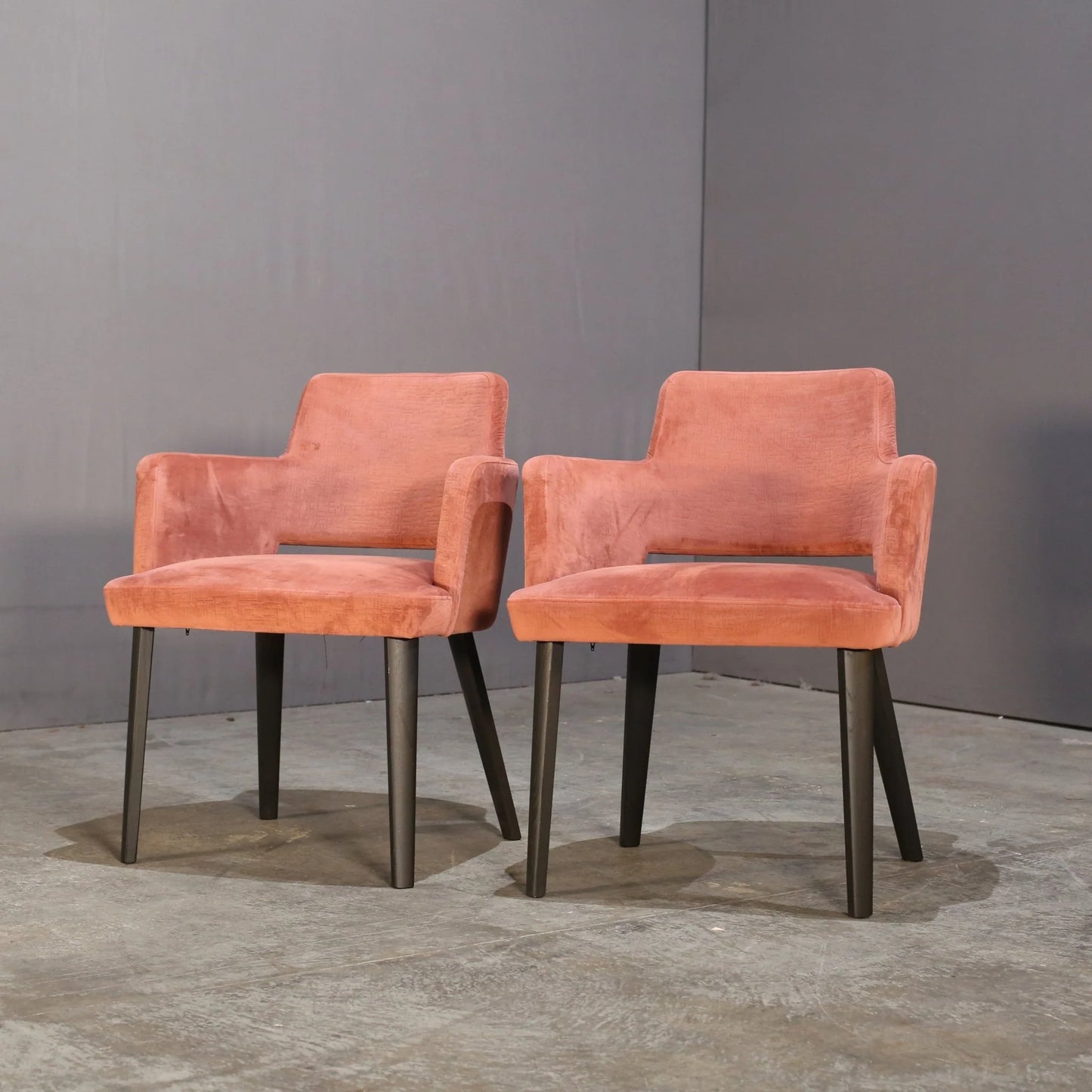 GALLOTTI & RADICE THEA QUEEN ARMCHAIR BY PINUCCIO BORGONOVO, SET OF SIX