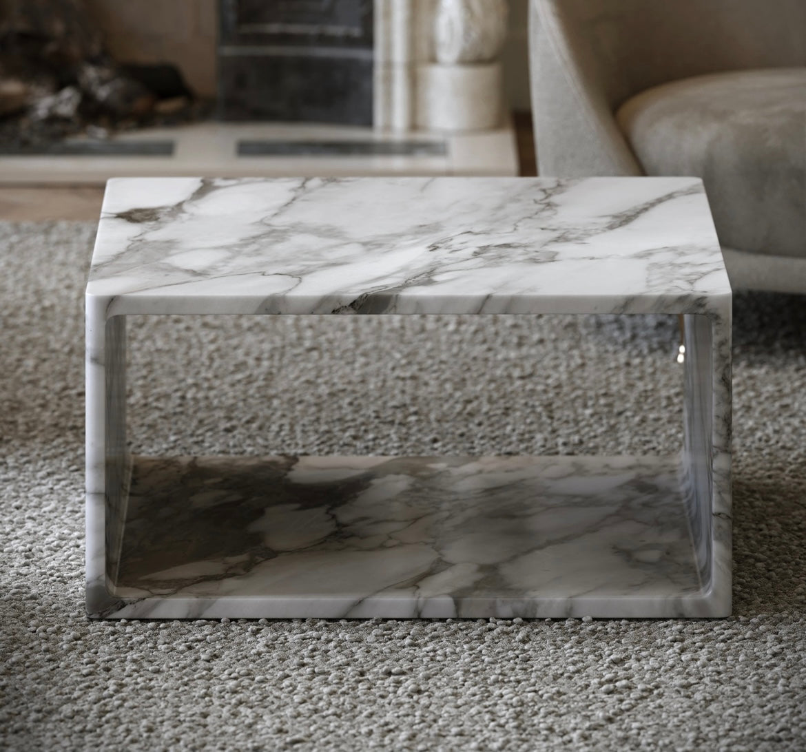 AZZURRA ARABESCATO MARBLE COFFEE TABLE 800MM