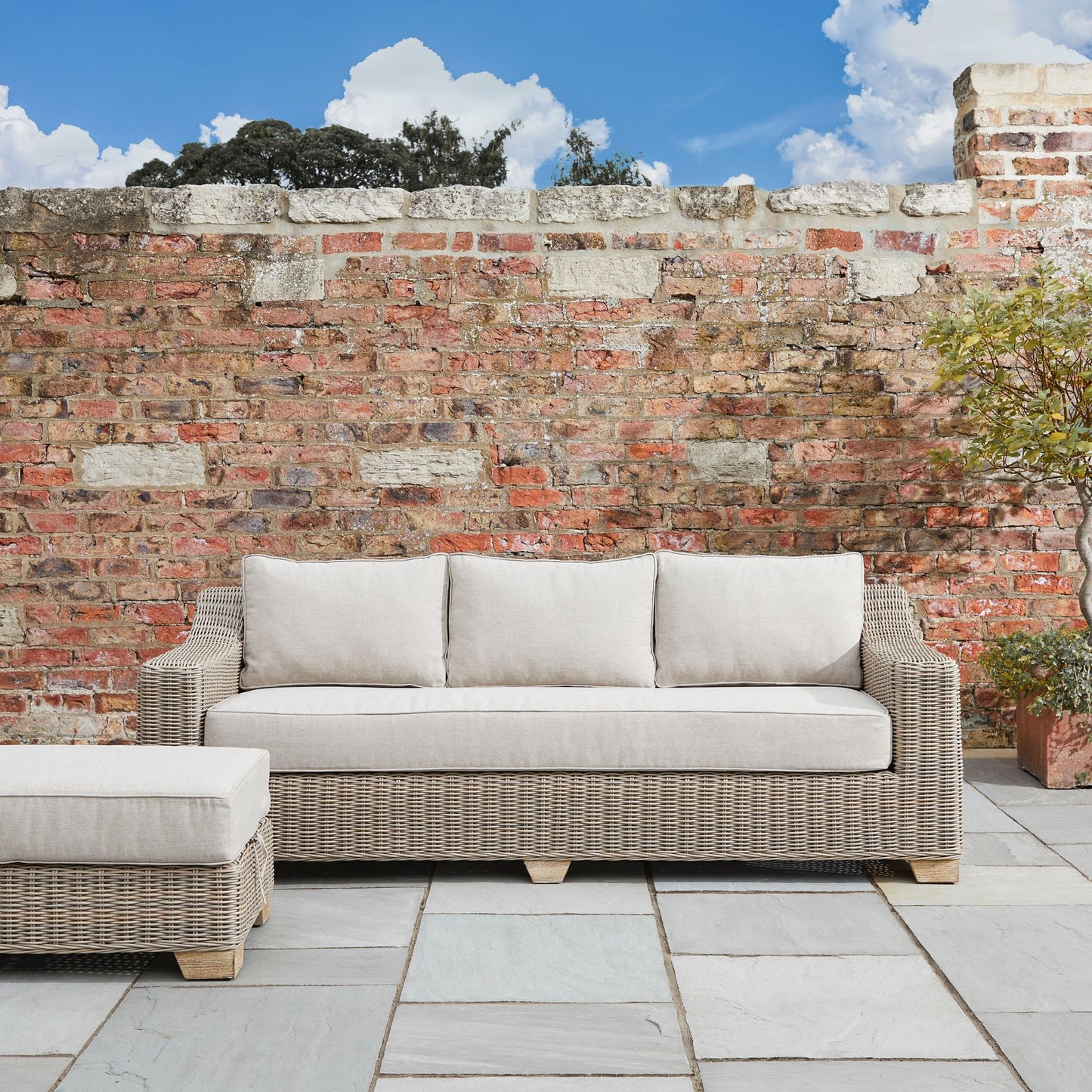 Capri Collection Outdoor Three Seater Sofa