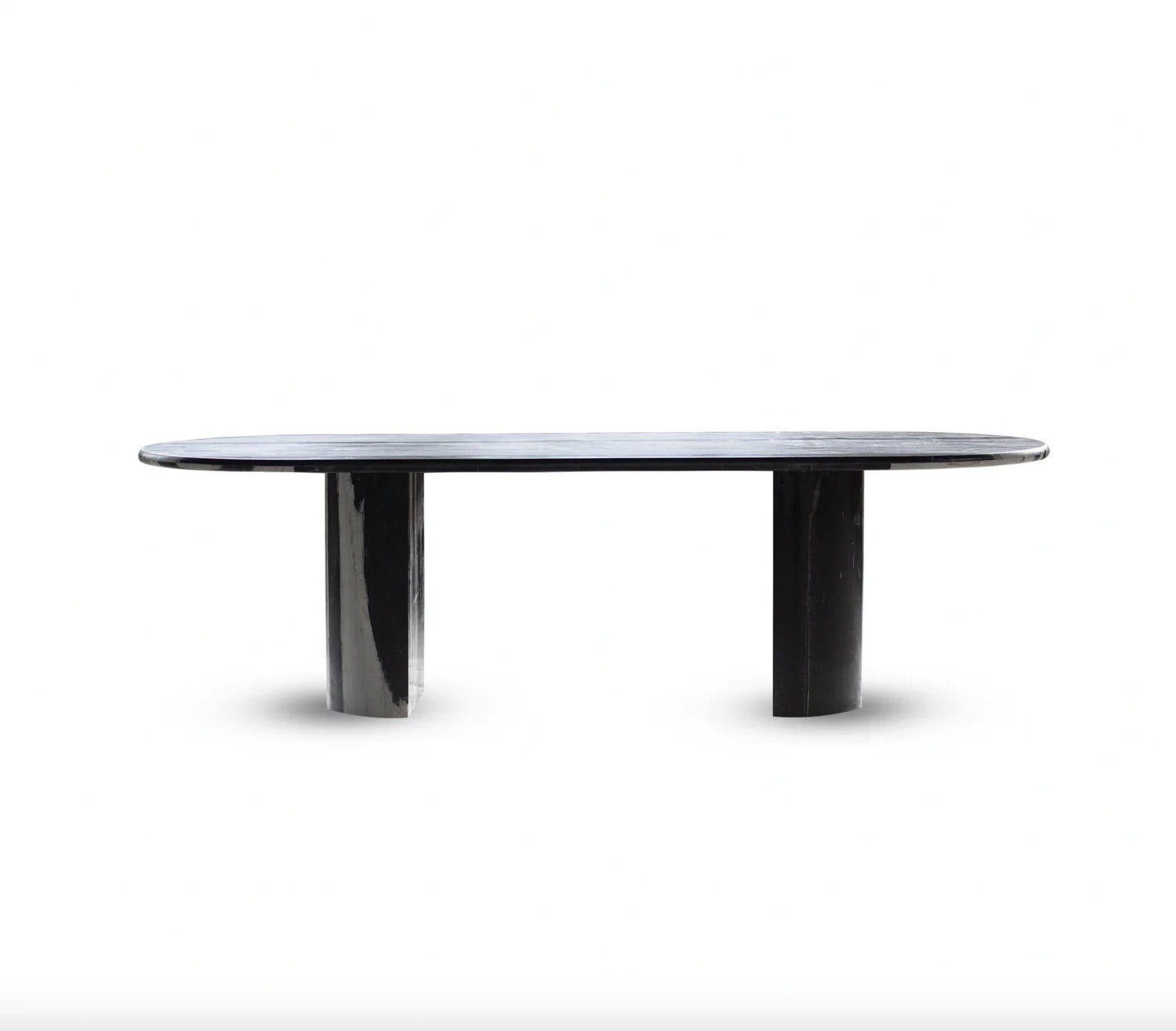 White And Black Marble Dining Table