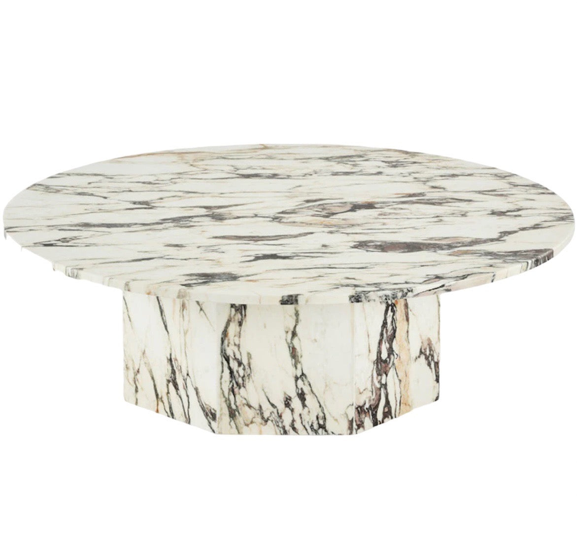 Classic Round Marble Coffee Table