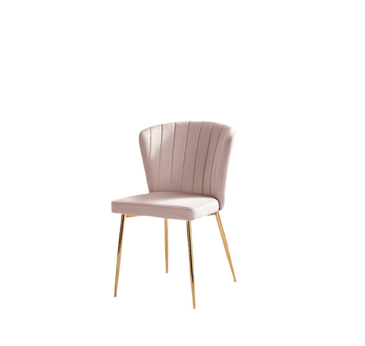Kendall Dining Chairs with Gold Legs, Sets of 2