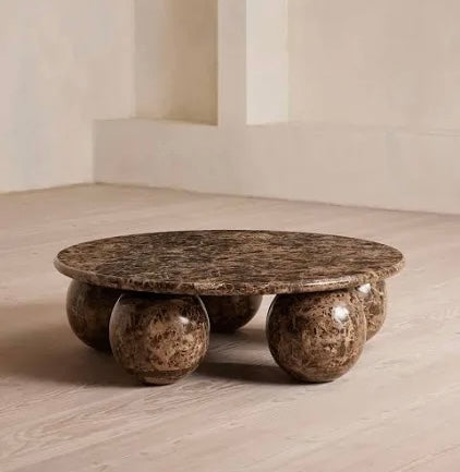 Soho Oxley Coffee Table, Large, Dark Emperador