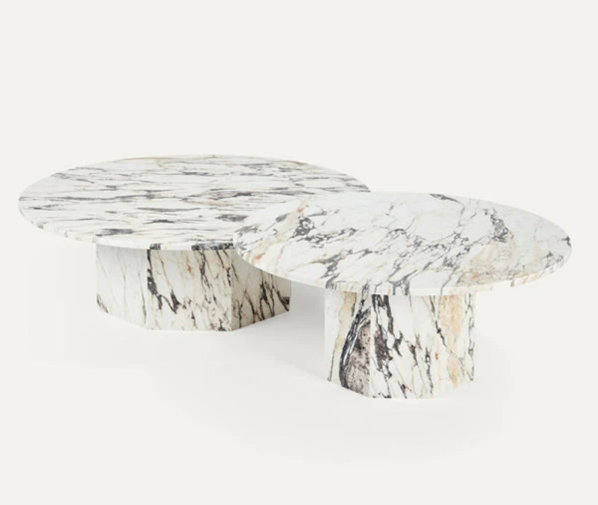 Classic Round Marble Coffee Table