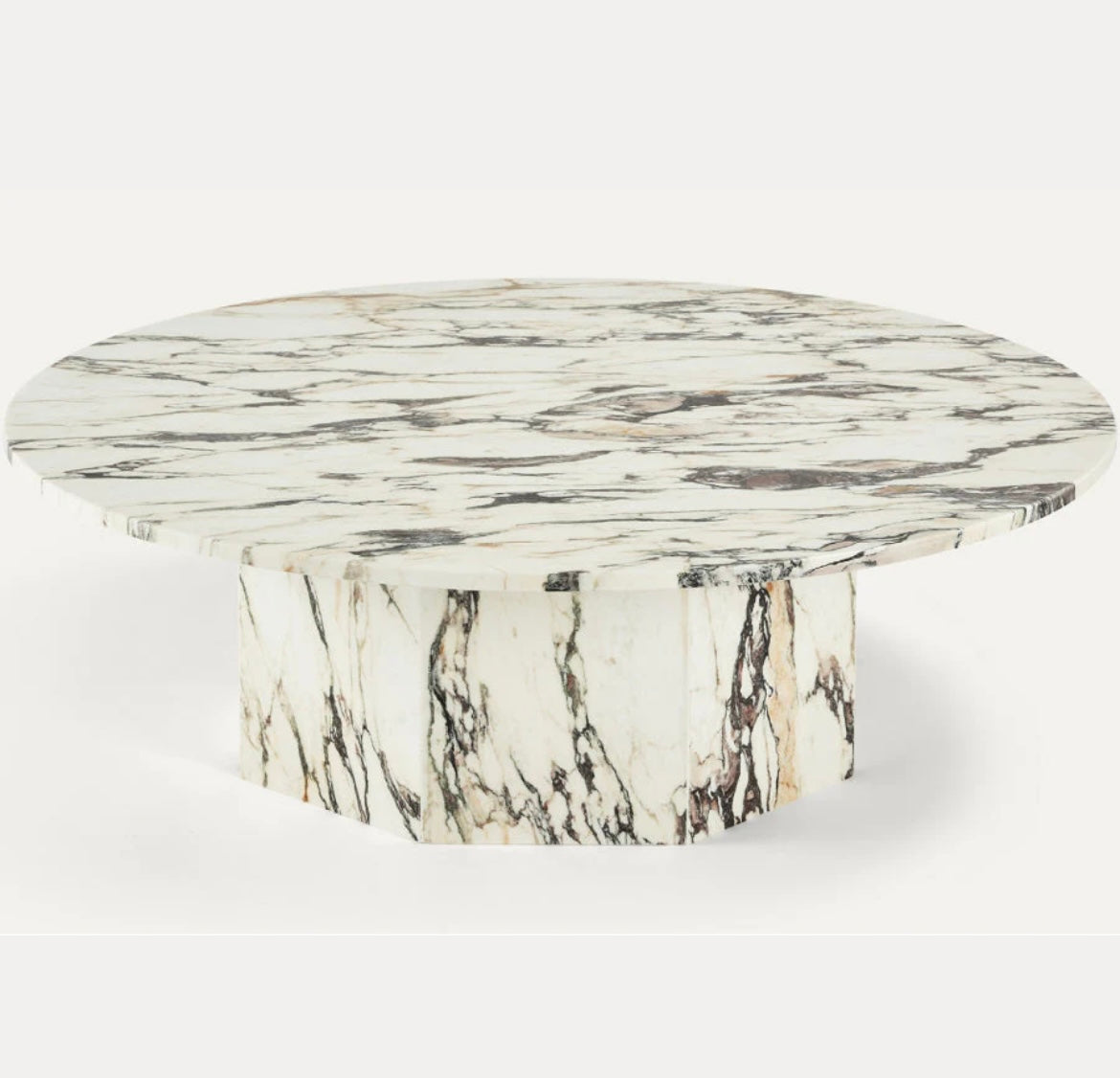 Classic Round Marble Coffee Table