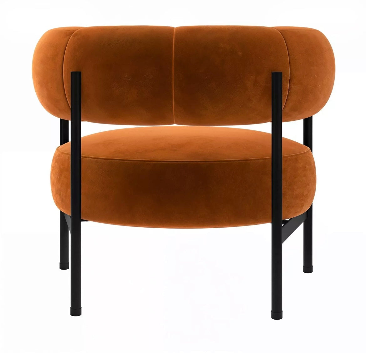 Cotswolds Velvet Curved Accent Chairs