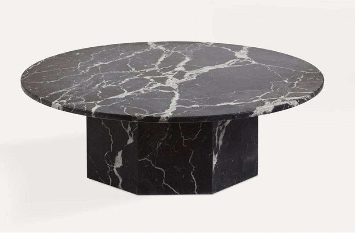 Classic Round Marble Coffee Table