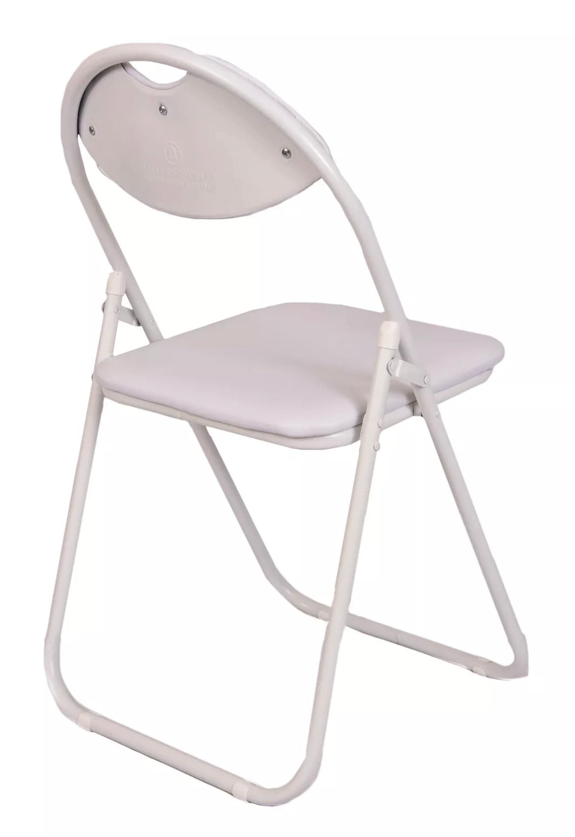 Folding Chairs, Round Foldable Metal School, Event, Dining Chairs with Padded Seat