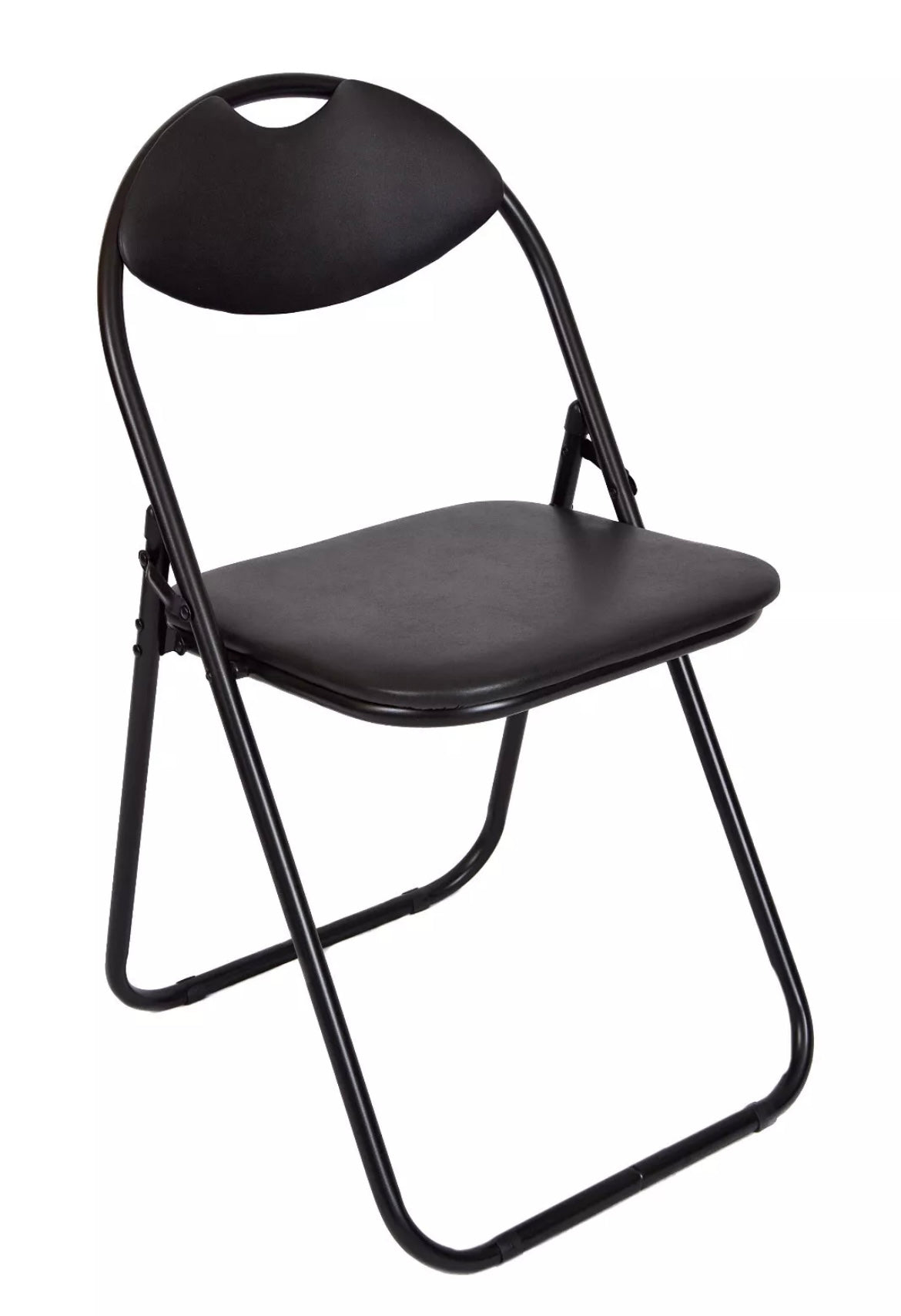 Folding Chairs, Round Foldable Metal School, Event, Dining Chairs with Padded Seat