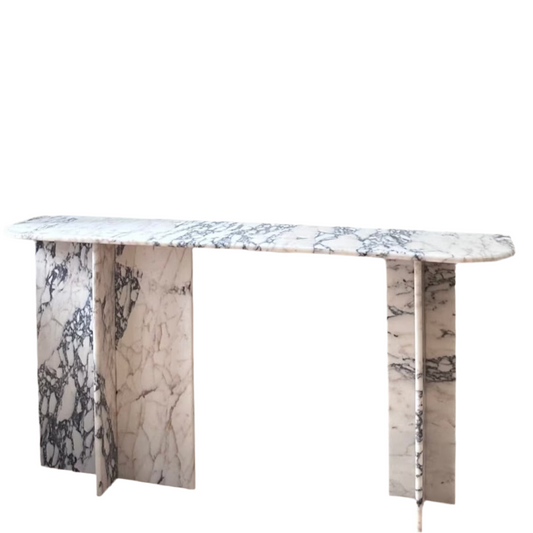 Calacatta Viola Marble Console Table