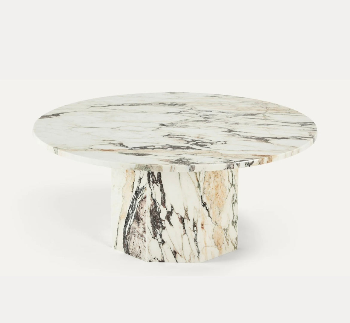 Classic Round Marble Coffee Table