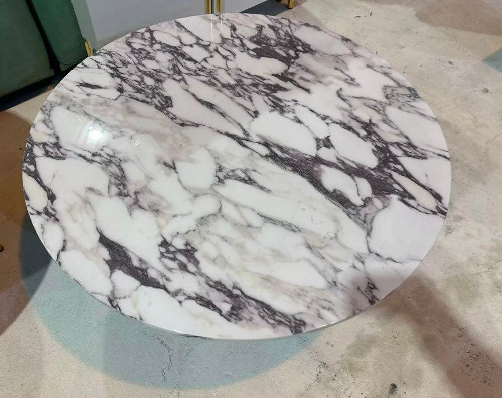 Calacatta Marble Round Coffee Table 100cm