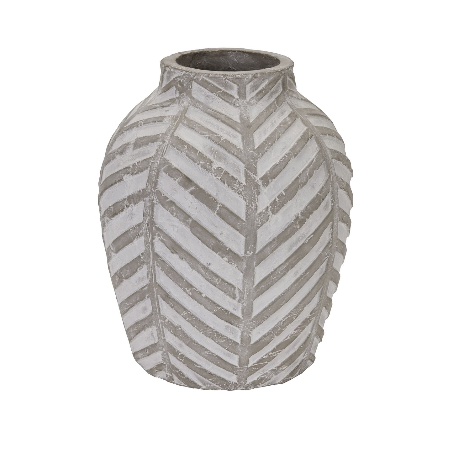 Bloomville  Textured Stone Vase